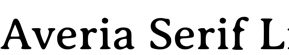 Averia Serif Libre Light cкачати шрифт безкоштовно